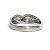 Tiffany & Co Tiffany Doppeltröpfchen-Platin-Diamant-Bandring - Ansicht 5