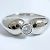 Tiffany & Co Tiffany Doppeltröpfchen-Platin-Diamant-Bandring - Ansicht 7