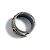 Anello in acciaio inossidabile e oro giallo Gucci - vista 7