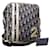 Christian Dior Navy Blue White Monogram Crossbody Shoulder Bag Polyester  ref.2145568