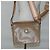 Céline Borsa a spalla in tela Macadam CELINE PVC beige oro Auth nb297 D'oro - vista 24