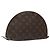 LOUIS VUITTON Pochette Cosmética Demi Ronde Monogramma M47520 LV Auth BD1455