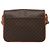 Céline Borsa a spalla in tela Macadam CELINE in pelle PVC marrone oro Auth 116805 D'oro - vista 2
