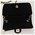 CHANEL Matelasse 20 Chain Shoulder Bag Suede Black Gold CC Auth 116698 Nero D'oro - vista 10