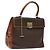 Céline Borsa a mano in tela Macadam CELINE in pelle PVC marrone oro Auth MY371 D'oro