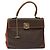 Céline Borsa a mano in tela Macadam CELINE in pelle PVC marrone oro Auth MY371 D'oro - vista 13