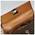 Céline Borsa a mano in tela Macadam CELINE in pelle PVC marrone oro Auth MY371 D'oro - vista 9