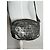 Vintage Chanel Monogram Schultertasche Silber Schwarz - Ansicht 8