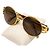 Gafas de sol Fendi con logo de marco dorado SL 7031