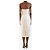 Mara Hoffman Vestido midi blanco con apliques florales - talla UK 6 - vista 2