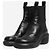 Jil Sander Schwarze Leder Chelsea Boots - EU 39,5 - Ansicht 2