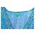 Autre Marque Vestido Caftán Antica Sartoria de algodón azul con estampado étnico y cuentas - vista 3