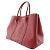 Hermès Borsa Tote PM Hermes Garden in pelle Negonda rossa Rosso - vista 2