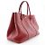 Hermès Borsa Tote PM Hermes Garden in pelle Negonda rossa Rosso - vista 3