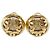 Orecchini Clip Triple COCO di Chanel D'oro
