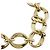Collana choker in catena placcata oro Chanel D'oro