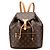 Zaino Montsouris Monogram Louis Vuitton Marrone Monogramma