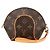 Pochete Mini Ellipse Monogram Louis Vuitton Marrom Monograma