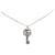 Gucci Double G Key Necklace in Silver Silvery  ref.2146218