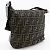 Borsa a Spalla Fendi Zucca Marrone - vista 3