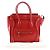 Céline Celine Luggage Micro Shopper Handtasche Rot - Ansicht 17