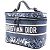Borsa da viaggio Dior Christian Dior Bianco Blu navy - vista 2