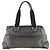 Bottega Veneta Canvas- und Leder-Shopper Braun Schwarz