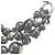 Collana in finta perla grigia e argento di Christian Dior Marrone - vista 7