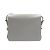 Borsa a spalla in pelle grigia Burberry Marrone - vista 3