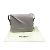 Borsa a spalla in pelle grigia Burberry Marrone - vista 4