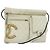 Borsa a Spalla CHANEL in Pelle di Agnello Bianca CC Auth BD1411 Bianco