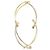 Bracciale tre colori K18 Mikimoto - vue 3