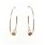 Bulgari Orecchini a mezza luna in ceramica 750YG Bvlgari