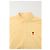 Camicia con colletto button-down AMI in cotone biologico a quadri gingham giallo con logo ricamato - vista 10