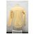 Camicia con colletto button-down AMI in cotone biologico a quadri gingham giallo con logo ricamato - vista 8