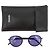 Autre Marque NON SIGNE / UNSIGNED Sunglasses T.  Metal Black - view 7