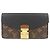 Portafoglio Pallas M58415 Monogramma Louis Vuitton Marrone Nero