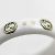Anello Gucci Icon Band in ceramica e oro giallo Bianco D'oro - vista 7