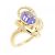 Anillo de Tanzanita Tasaki Pearl