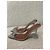 Décolleté slingback Amina Muaddi in PVC trasparente argento - vista 3
