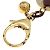 Portachiavi Donna Louis Vuitton Bijoux Sac Monogram Rayure Porpora - vista 3