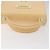 Bolso de mano Gancini de goma beige Auth KD319 de Salvatore Ferragamo - vista 7