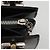 Borsa a spalla Gancini in pelle nera e argento autentica Salvatore Ferragamo MX070 Nero - vista 15