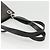Borsa a spalla Gancini in pelle nera e argento autentica Salvatore Ferragamo MX070 Nero - vista 7