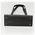Borsa a spalla Gancini in pelle nera e argento autentica Salvatore Ferragamo MX070 Nero - vista 9