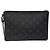 CUSTODIA PER IPHONE LOUIS VUITTON Monogram Eclipse Fragment M64449 LV Auth KD248 Monogramma - vista 2