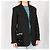 Blazer in lana nera e pelliccia Gianfranco Ferré Nero - vista 4