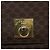 Céline Borsa a spalla in tela Macadam CELINE in pelle PVC marrone oro Auth MX221 D'oro - vista 14