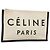 Céline Borsa a tracolla CELINE in tela bianca e nera Auth bs24215 Nero Bianco