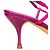 Sandali con tacco a strappo Alberta Ferretti Rosa - vista 6